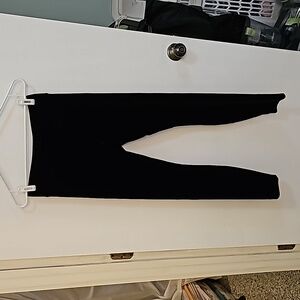NWT J. Crew Black Velvet Leggings. Size Small.